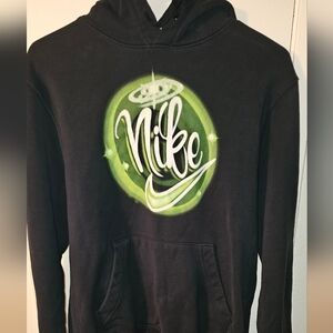 Nike hoodie black size S
